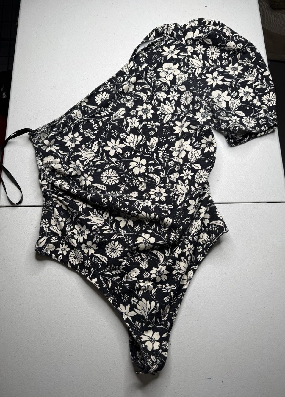 Free People Intimately "Somethin Bout You" One Shoulder Bodysuit size Large